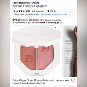 Fenty Beauty by Rihanna Killawatt Freestyle Highlighter